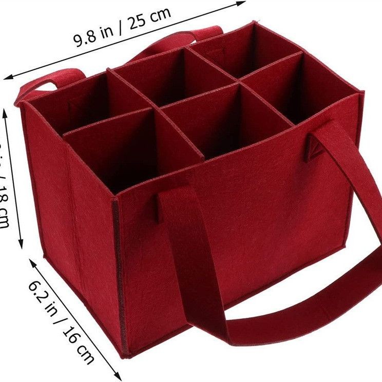 Túi Tote Tiện Lợi Cho Rượu Vang Đỏ Túi Quà Sáng Tạo Xuất Hiện Cao Cấp Mạnh Mẽ Bền Rượu Vang Đỏ Túi Bảo Quản