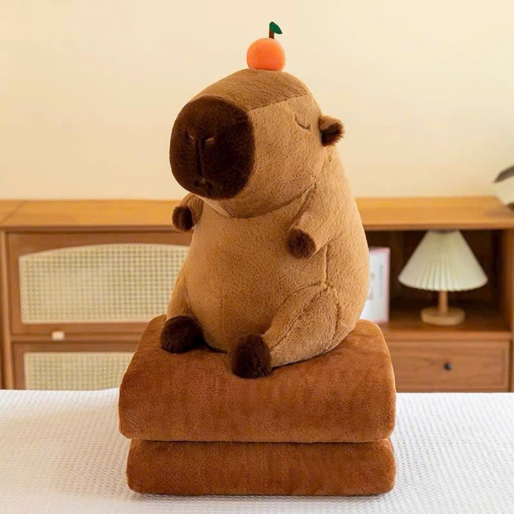Gấu Bông Có Chăn Bên Trong, Chăn Gối Gấu Bông Cho Bé Và Người Làm Văn Phòng Chức Năng 3in1 Tiện Lợi
