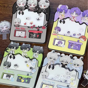 Dầu cát chảy Acrylic dễ thương Chiikawa Rocking Music Đầu nhỏ Búp bê đổ tiền xu