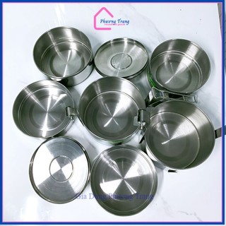 Camen Cặp lồng inox 304 Trường thành size lớn 14cm hộp thực phẩm luôn thơm ngon an toàn sức khỏe - Phương Trang
