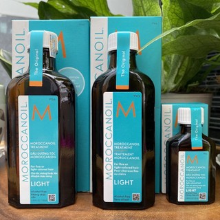 Tinh dầu dưỡng tóc Moroccanoil Treatment Light 25ml ( for fine & light colored hair ) [ TN ]