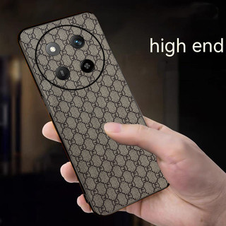 Ốp Lưng Cho Honor X9c Sang Trọng Cổ Điển Da Thời Trang TPU Mềm Cạnh Chống Sốc Vỏ Điện Thoại