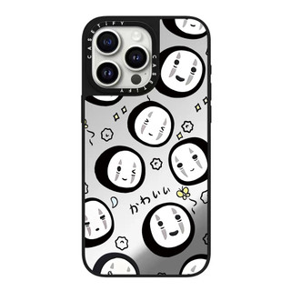 No Face Man Mirror Hard Phone cho iPhone 17 Pro Max 16 Plus 15 14 13 12 11 Ốp lưng Acrylic phía sau chống sốc