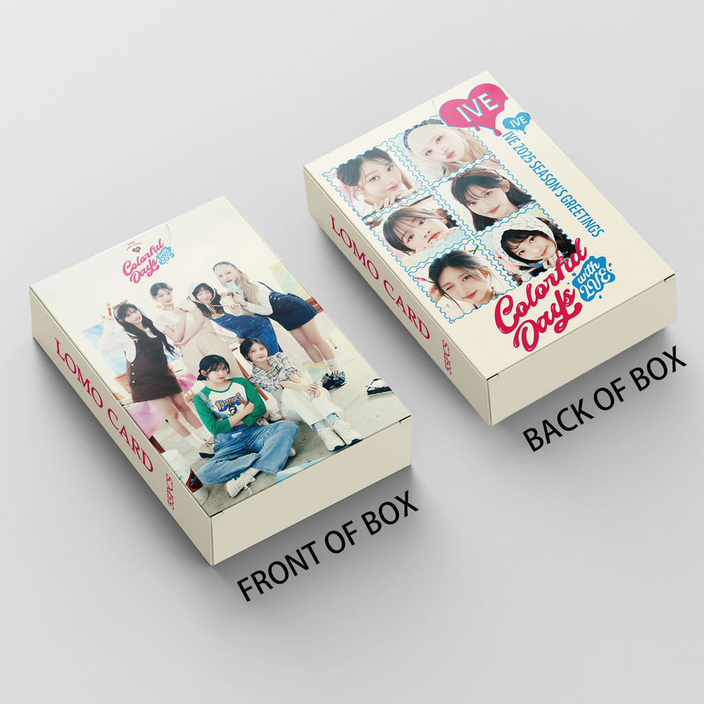 Linxx 55 Chiếc IVE Nhiều Màu Sắc Ngày Album Lomo Card Kpop Photocards Bưu Thiếp Series