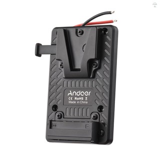 Andoer V-lock Pin Mặt Sau Tấm Adapter Thay Thế Cho Pin V-Mount