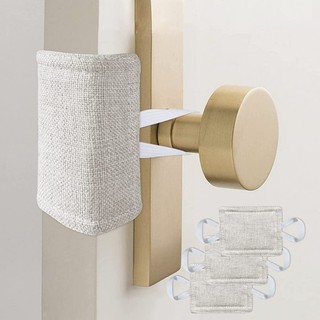 Pack of 3pcs Quiet Door Silencers Cushions for Baby Safety and Noise Reduction