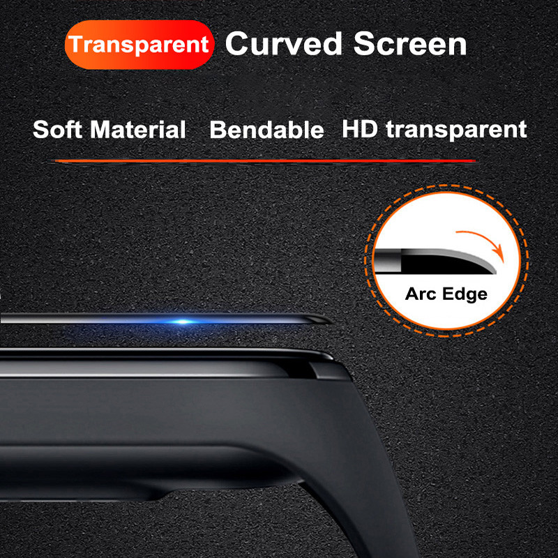 Kính mềm bảo vệ 9D cho Xiaomi Mi Band 10 9 8 7 Pro Bảo vệ màn hình cho miband 4 5 6 7 8 Bao đeo đồng hồ thông minh Phim mềm