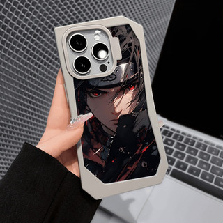 Vỏ Điện Thoại Hình Không Đều, Cho iPhone 16,15,14,13,11,12 Pro Max, Vỏ Chống Sốc Naruto Sasuke Itachi
