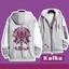 SY3 Honkai Star Rail Kafka Áo Hoodie vẽ tay được cá nhân hóa Full Zip Áo khoác YS3