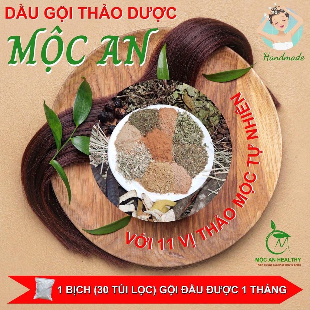 Dầu Gội Thảo Dược Mộc An AYOYA 11 Vị Hà Thủ Ô Bồ Kết Hỗ Trợ Giảm Gãy Rụng Nuôi Dưỡng Tóc Chắc Khỏe