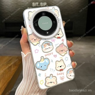 Ốp Honor X9C X9B X9A 5G, ốp chống sốc cứng mờ, hình mèo chó dễ thương, phong cách ins, nút mạ, phù hợp nữ sinh viên