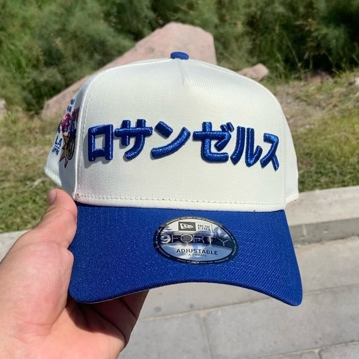 Kỷ nguyên mới Los Angeles Dodgers Shohei Ohtani Chrome Hai tông màu 9forty Một khung thêu bên có thể điều chỉnh Mũ Snapback * & * -