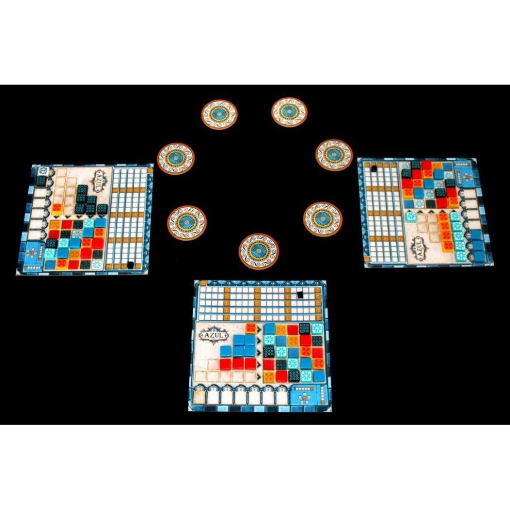 [Luật Việt] Boardgame Azul lắp ghép hoạ tiết có kèm luật Việt