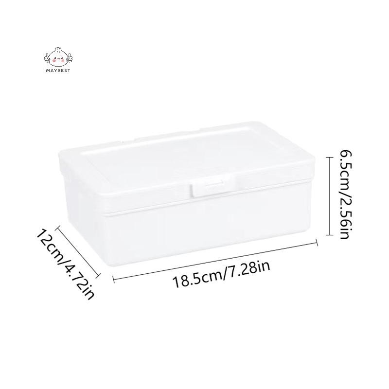 Maybest Mới 1PC Hàn Quốc Acrylic Trắng Hộp Bảo Quản Thẻ Photocard Hàn Quốc Hộp Bảo Quản Thẻ Ảnh Tổ Chức Ngăn Lật Hộp {VN}