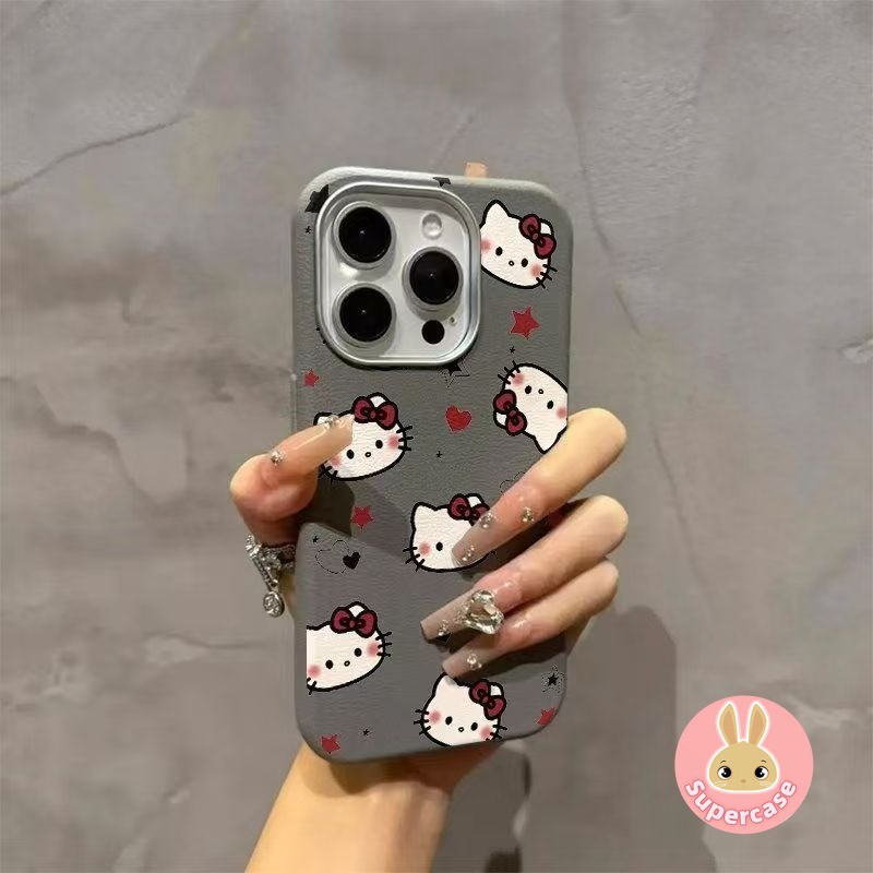 Ốp Điện Thoại Mèo Kitty Da PU Cho Realme Note 80 70 C75X C83 C85 C75 C73 C71 Pro Narzo 80 Lite 5G 4G Vỏ Coquette ốp Ngôi Sao Vỏ Mềm Chống Sốc