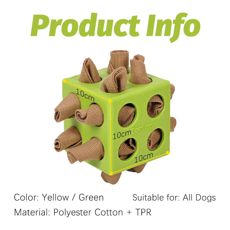 Doglemi Sáng Tạo Đồ Chơi Cho Chó Tương Tác Xếp Hình Thú Cưng Nhai Đồ Chơi Ăn Chậm Đánh Hơi Huấn Luyện Làm Sạch Răng Cho Chó Con Trò Chơi Phụ Kiện