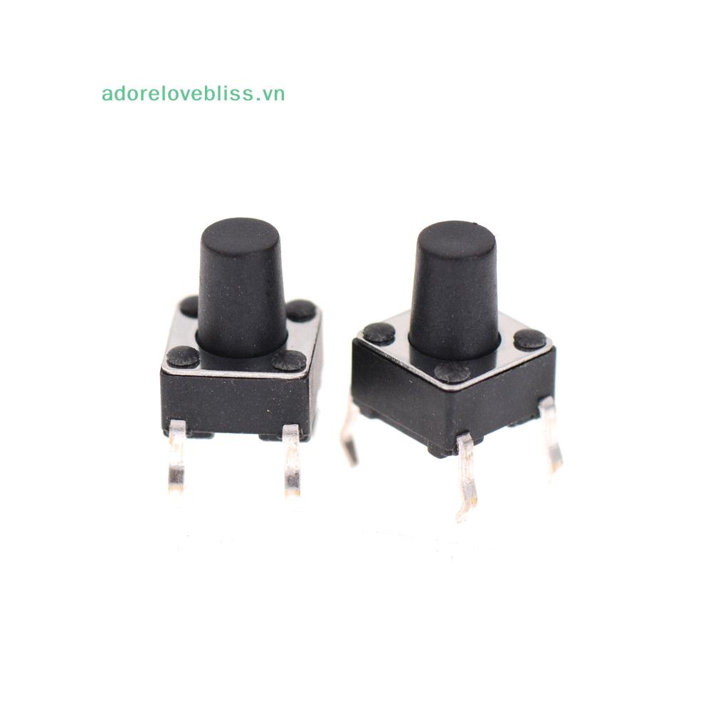 THÊM 50 chiếc Nút ấn xúc giác 6 * 6 * 8mm Tact Micro 4-Pin BSS