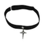 Dây đeo chân co giãn Treeling với mặt dây chuyền ngôi sao Gothic Đen đùi Garter Belt Dạo phố