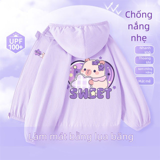 Áo chống nắng Capybara cho bé – Mỏng nhẹ UPF cao, mát lạnh, nhanh khô, khoác hè dễ chịu