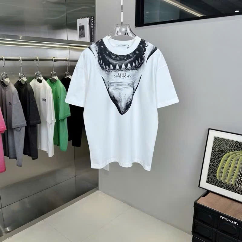 Áo Thun Cá Mập Cổ Sao KCloset Áo Phông Cotton Dày Dặn Dáng Rộng Nam Nữ NA709