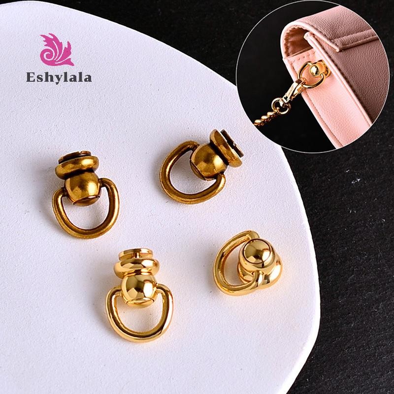10 chiếc Bộ dụng cụ sửa chữa ví bằng đồng nguyên chất Phụ kiện khóa dây chuyền thay thế [MỚI]