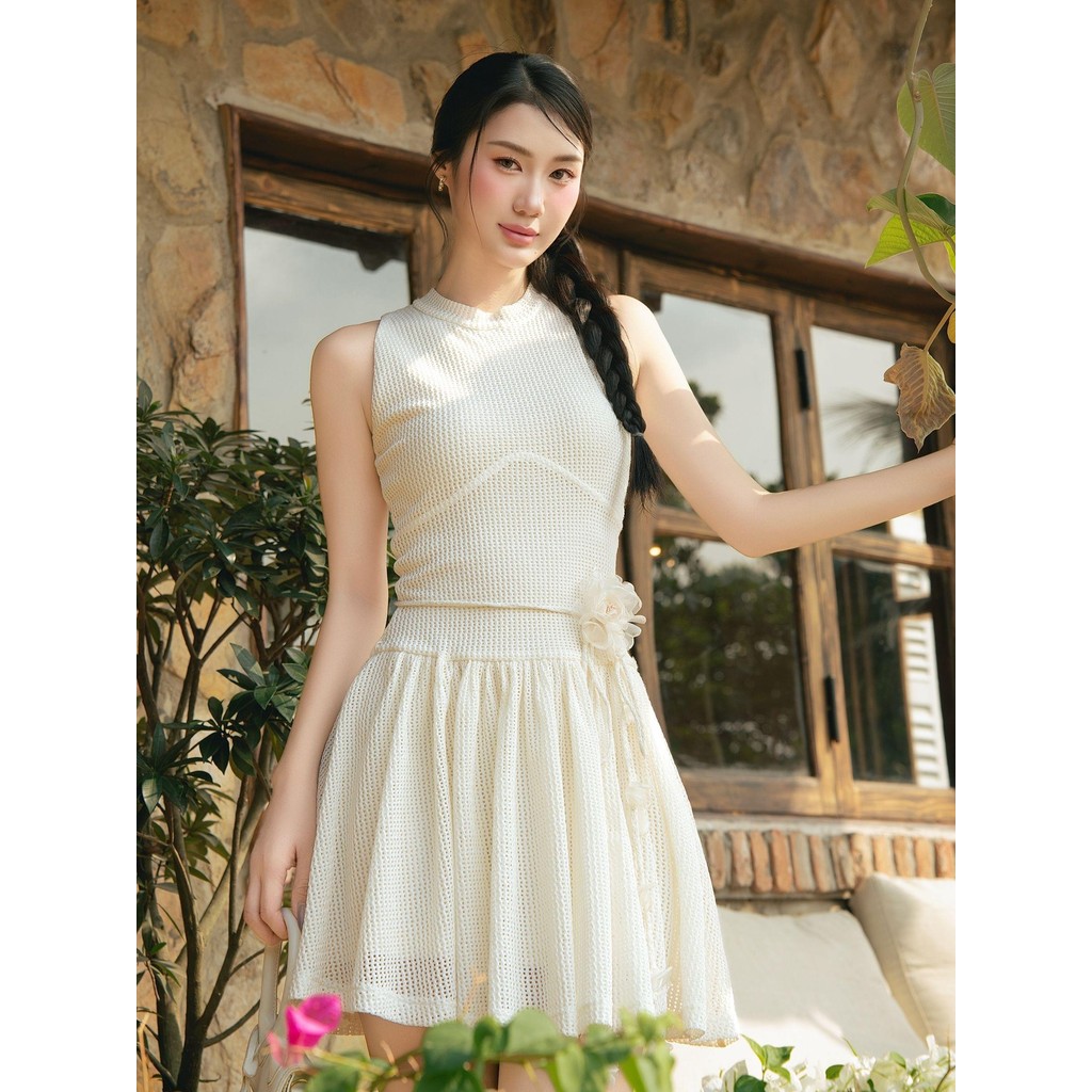 Ảnh JOVEN Đầm Nữ Willow Cổ Tròn Form Ôm 1