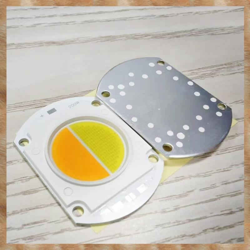 [S Z] 5 Cái 200W Đèn LED công suất cao hai màu 5 chiếc Chip COB Chip LED công suất cao Bộ phát sáng COB siêu sáng cho đèn pha ngoài trời Đèn pha cho đèn trần LED