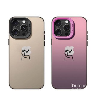 ibumpers Ốp Điện Thoại iPhone Dễ Thương Ngộ nghĩnh Họa Tiết Apple Cho IPhone 16 15 14 12 13 11 Pro Max IP 7 8 Plus X XS XR Ốp Lưng IMD Cứng Và Nhẵn