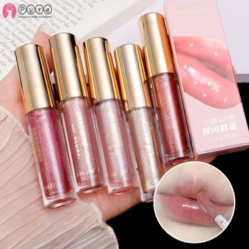 [BZ] Son bóng - Son bóng - Lâu trôi, Tinh tế, mịn màng, không nhòe, không dính - Son Tint - Bóng, Dưỡng ẩm, Hiệu ứng tỏa sáng - Lip Glaze - Mỹ phẩm trang điểm môi dạng lỏng