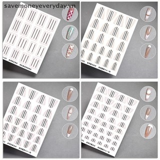 [savemoneyeveryday] 1 Tấm Dán Hướng Dẫn Làm Móng Tay Pháp Trong Suốt Dính Chắc Chắn Đề Can Móng Tay Nghệ Thuật Làm Móng Tay Pháp DIY Stencil Dụng Cụ Tạo Kiểu 3D [vn]