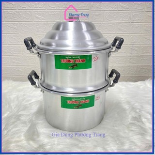 [CHÍNH HÃNG] CHÕ HẤP ĐỒ XÔI NHÔM TRƯỜNG THÀNH SIZE 20, 22, 24 cm chõ hấp xôi cho gia đình nhỏ - Phương Trang