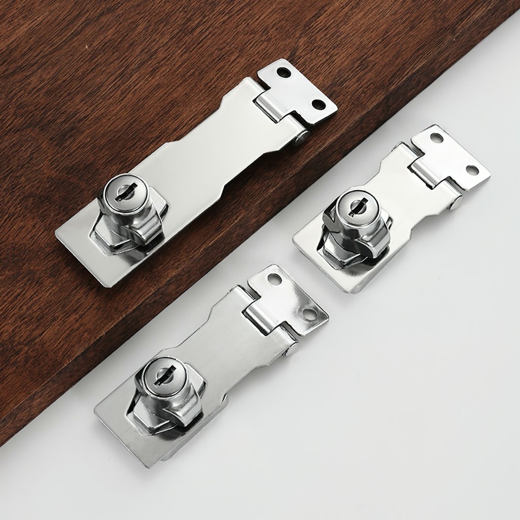 Ổ Khóa Cửa Tủ Không Cần Đục Lỗ Kèm Chìa Tiện Dụng Cho Văn Phòng / Tủ Chén