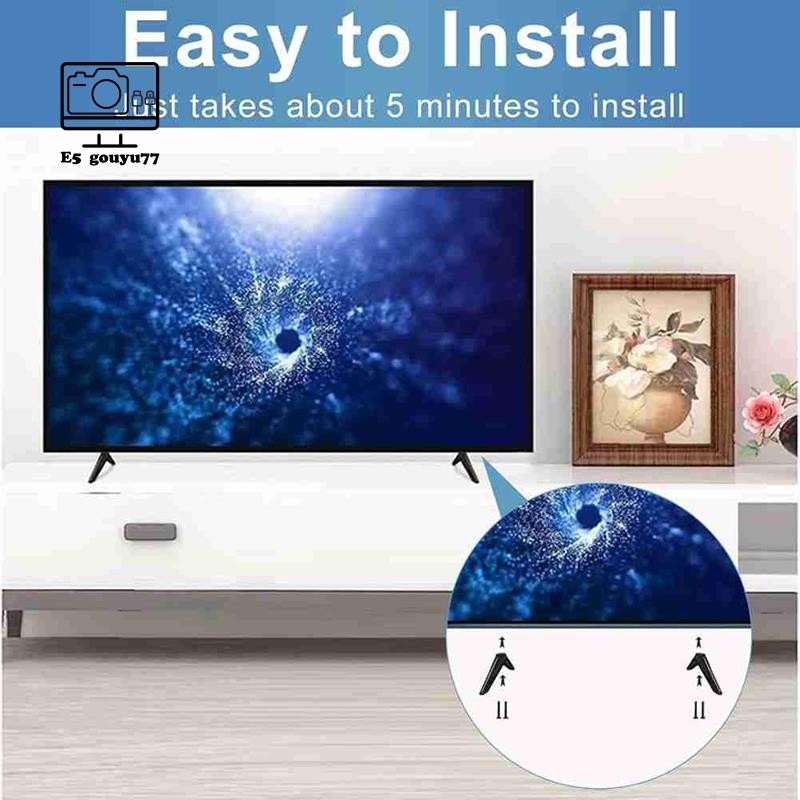Gouyu77 Giá đỡ tivi TCL 28-65 inch cho Roku, thay thế bằng ốc vít