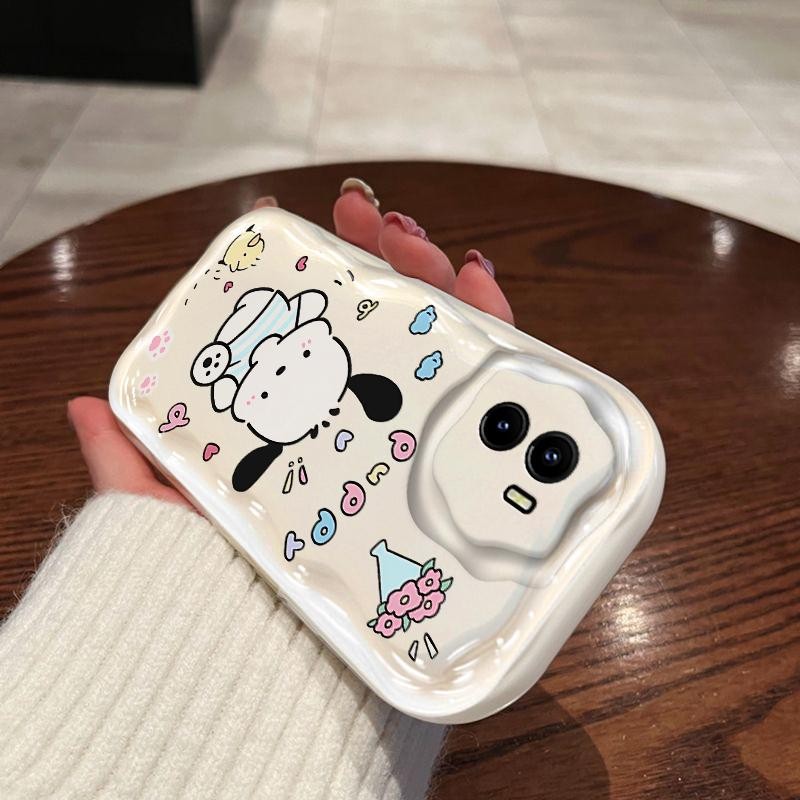 Vỏ Cho Redmi A1 / Redmi A2 Kem Hoạt Hình Silicone Girls 3D Mềm TPU Pochacco Thẩm Mỹ Vỏ Điện Thoại Chống Sốc