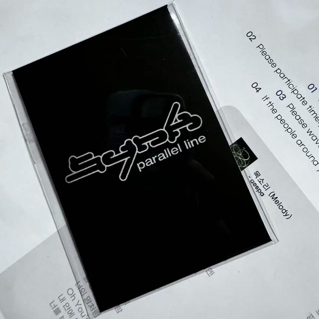 Æspa SYNK: PARALLEL LINE in Seoul Fortune Scratch Set Thẻ ảnh
