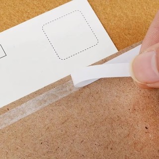5 / 10 / 15Rolls Băng keo hai mặt siêu mỏng - DIY White Strong Sticky Tape Đồ dùng văn phòng trường học