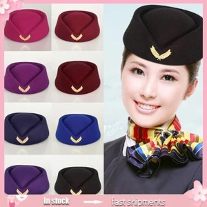 Yoi Nữ Mũ Nồi Mũ Nón Air Hostess Trang Phục Hóa Trang Phụ Kiện Sân Khấu Hiệu Suất