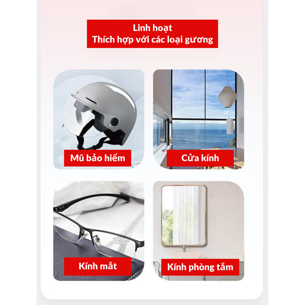 Kính ô tô chất kỵ nước ngày mưa gương chiếu hậu ô tô phun nước cửa sổ ô tô kính chắn gió kỵ nước