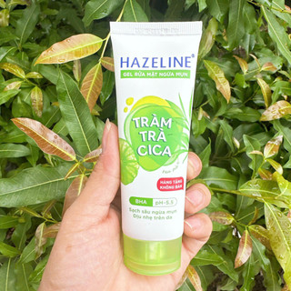Set 3 Tuýp Sữa Rửa Mặt Haze line Tràm Trà Rau Má 40g/tuýp (Hàng khuyến mãi)