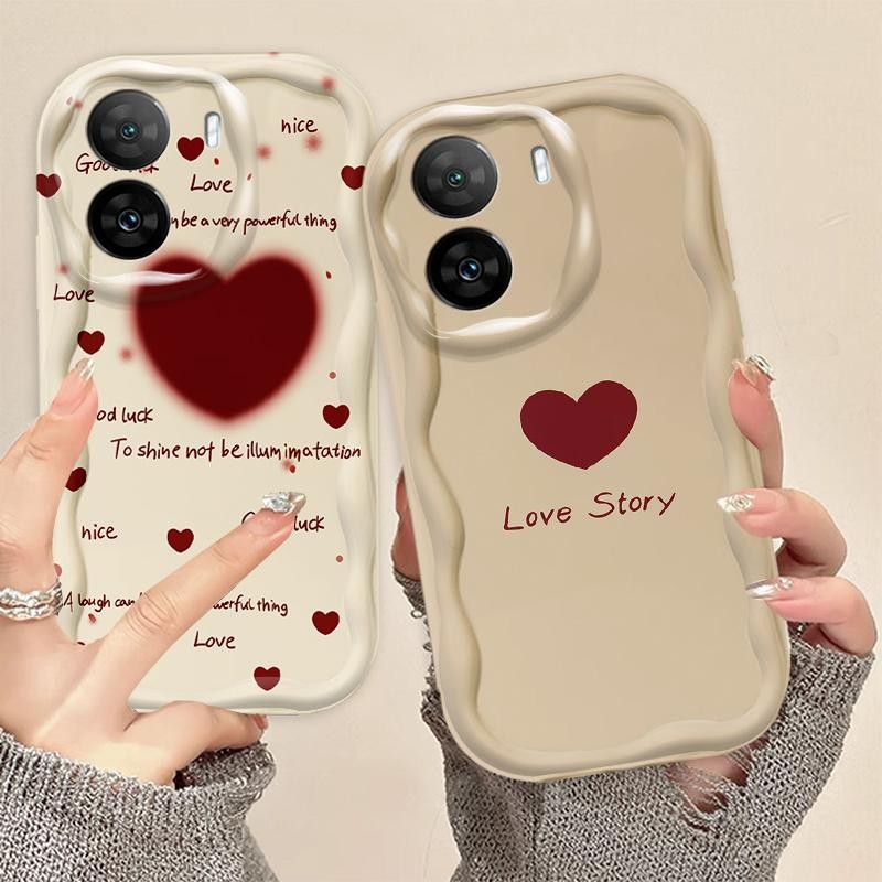 Ốp Silicon Hoạt Hình Cho OPPO A57 4G / OPPO A77 4G / OPPO A77S 4G 3D ins TPU Mềm Dễ Thương Kem Cặp Đôi Cô Gái Thư Tình Thẩm Mỹ Ốp Điện Thoại Chống Sốc