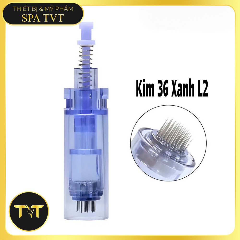 Kim XANH GÀI ĐẦU 1/3/ NANO/ 12/36 DÙNG ĐỂ VI KIM VÀ PHI KIM dùng cấy tinh chất ,mụn nám sẹo rỗ
