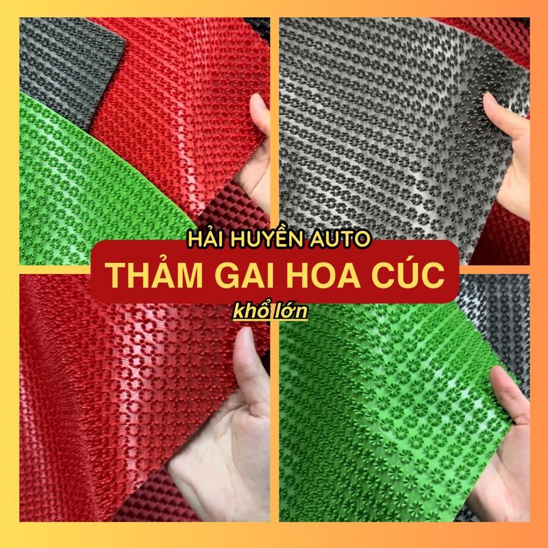[Khổ lớn] Thảm gai hoa cúc chùi chân chống trơn trượt kích thước khổ lớn dài [3m-10m] rộng [70cm hoặc 90cm]