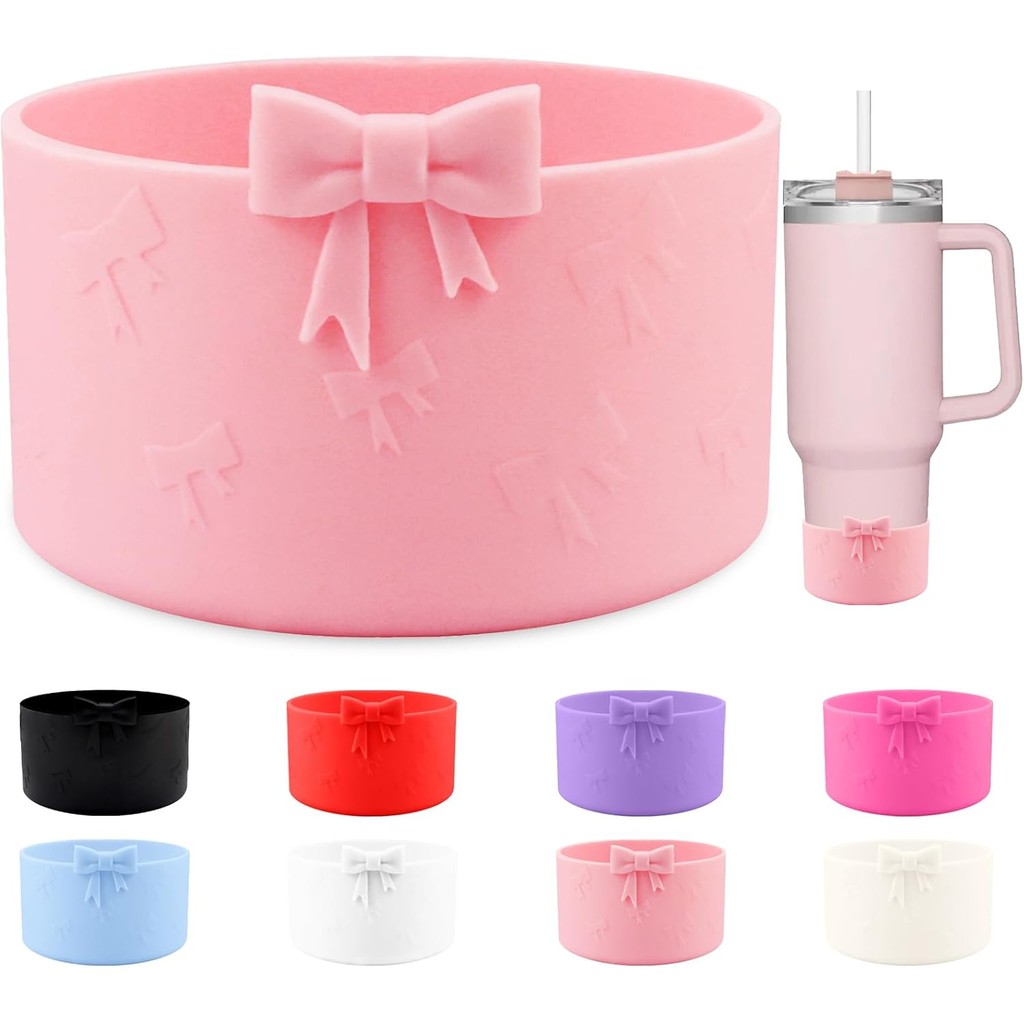 Boot silicon bảo vệ nơ, tương thích với Stanley Cup 20 / 30 / 40Oz, cho Aquaflask Hydroflask Boot 12-24Oz, Thêm chai với đáy 77,5cm / 2,8-2,95in, dành cho phụ kiện cốc Stanley | Shopee Việt Nam