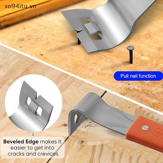 XOITU Pry Bar Thép không gỉ Đai ốc Crowbar với M4-M6 Ổ cắm lục giác và cờ lê Góc kéo móng tay để nâng nâng nâng nâng kéo VN