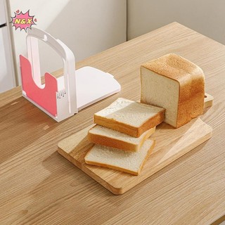 N & X Bánh Mì Nướng Có Thể Gập Lại Máy Thái Bánh Mì Đứng Dụng Cụ Cắt Nhựa Sandwich Khuôn Cắt Bánh Loaf Giá Dụng Cụ Nướng Bánh Tiện Ích Nhà Bếp.