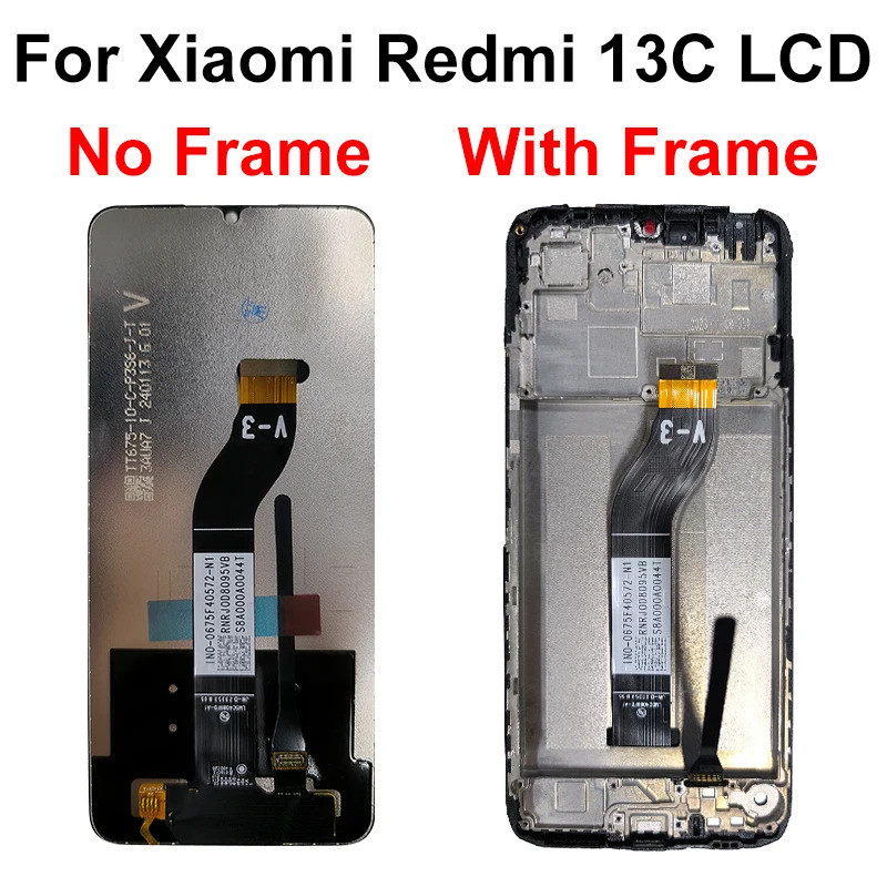 IPS Cho Xiaomi Redmi 12C 13C 13 12 14R 14C Màn Hình LCD Bộ Số Hóa Màn Hình Cảm Ứng Thay Thế