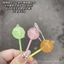 Dây khóa Lollipop mô phỏng trẻ em, Móc khóa Dopamine màu tương phản, Chuỗi sách Cuckoo sáng tạo