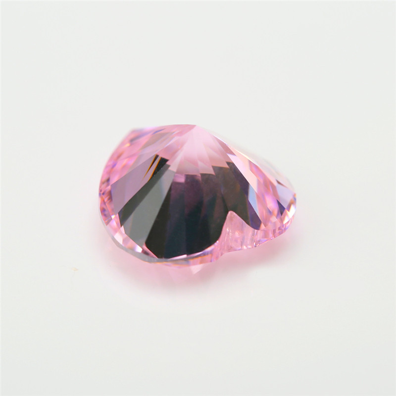 Hồng Trái Tim cắt đá CZ 3x3mm đến 10x10mm cho DIY trang sức