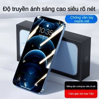 Kính cường lực iPhone đệm khí chống sốc, siêu nét HD, chống ánh sáng xanh, cho iPhone 11 12 13 14 15 16 17 Pro Max X XS