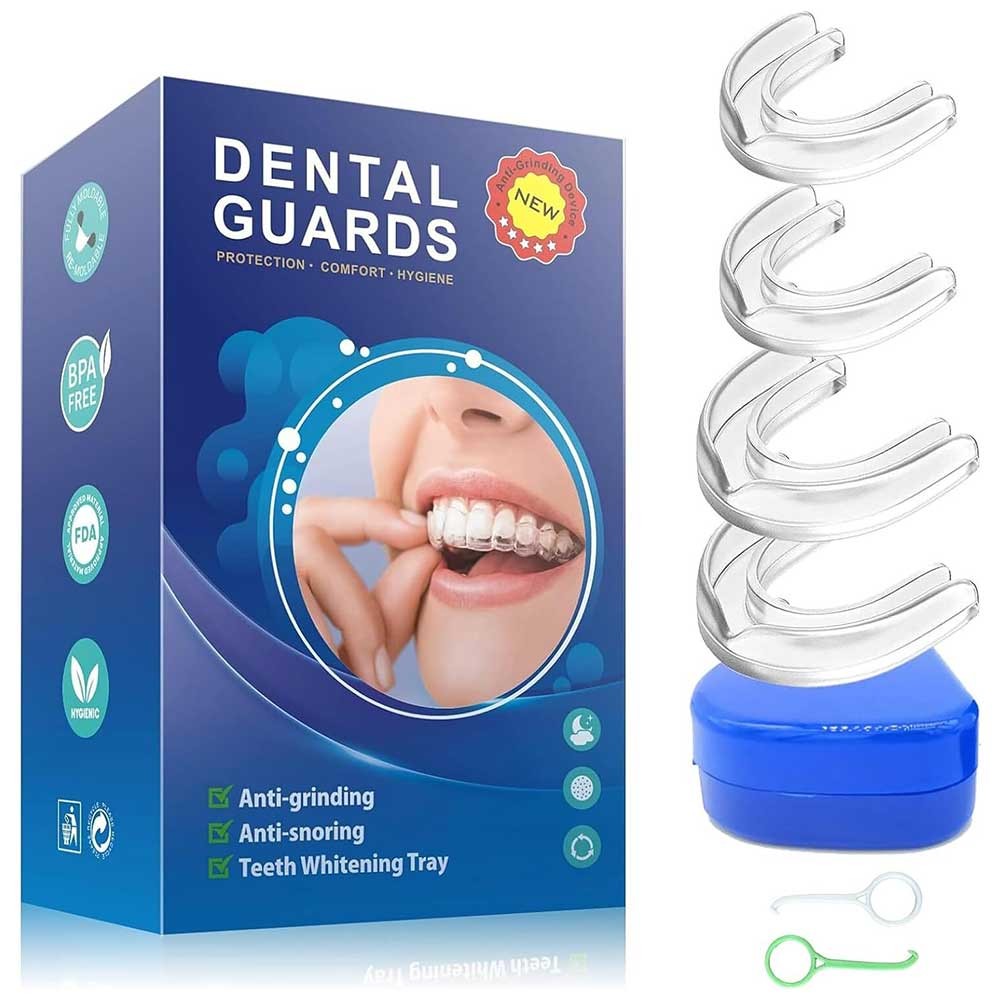 4PCS Dental Mouth Guard For Tooth Grinding Night Guard For Teeth